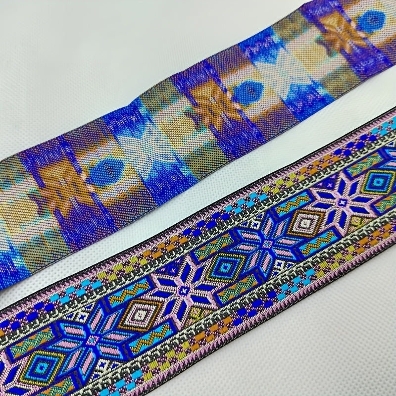 Vintage Jacquard Lace Ribbon Trim Embroidered Sewing Polyester Lace Ribbon