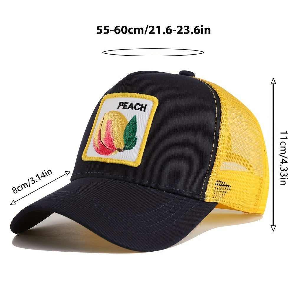 Truck Mesh Hat Farm Fruit Baseball Cap For Men Women Sports Cap