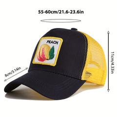 Truck Mesh Hat Farm Fruit Baseball Cap For Men Women Sports Cap