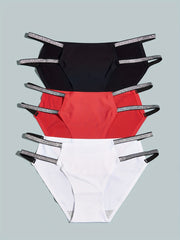 3pcs Sexy Low Waist Intimates Panties Women's Lingerie