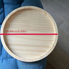 Bamboo Sofa Armrest Clip On Tray Table