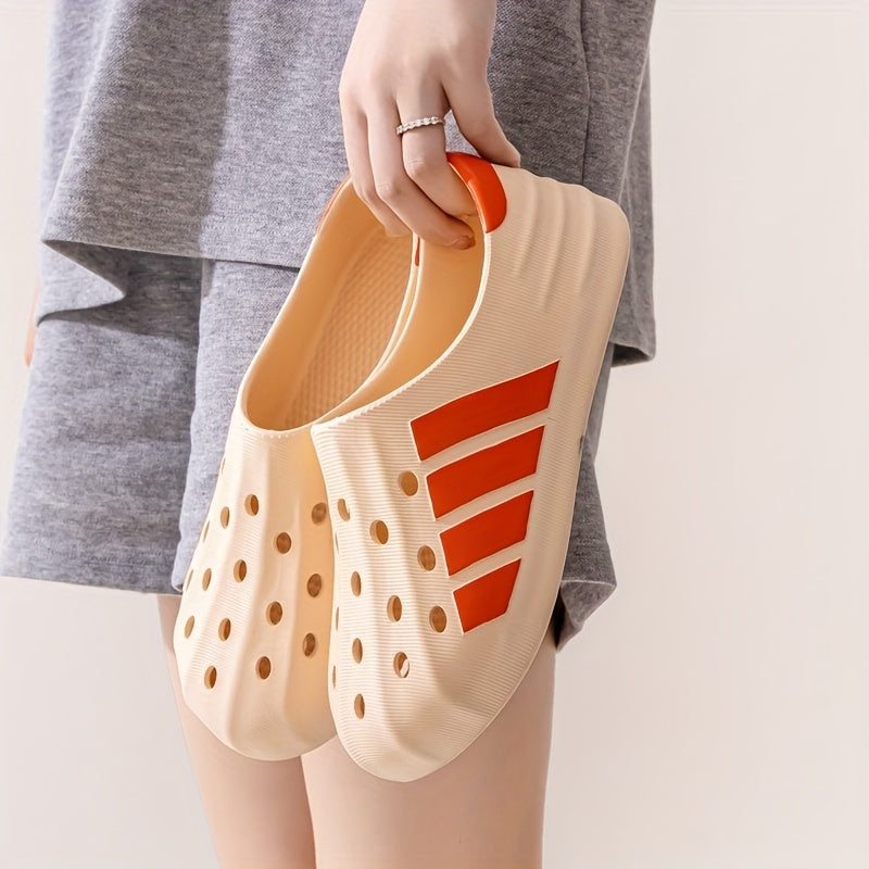 Men's Blocks Print Clog Sneakers Casual Shoes