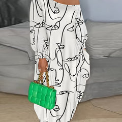One Shoulder Maxi Dress Women's Plus Sexy Dress