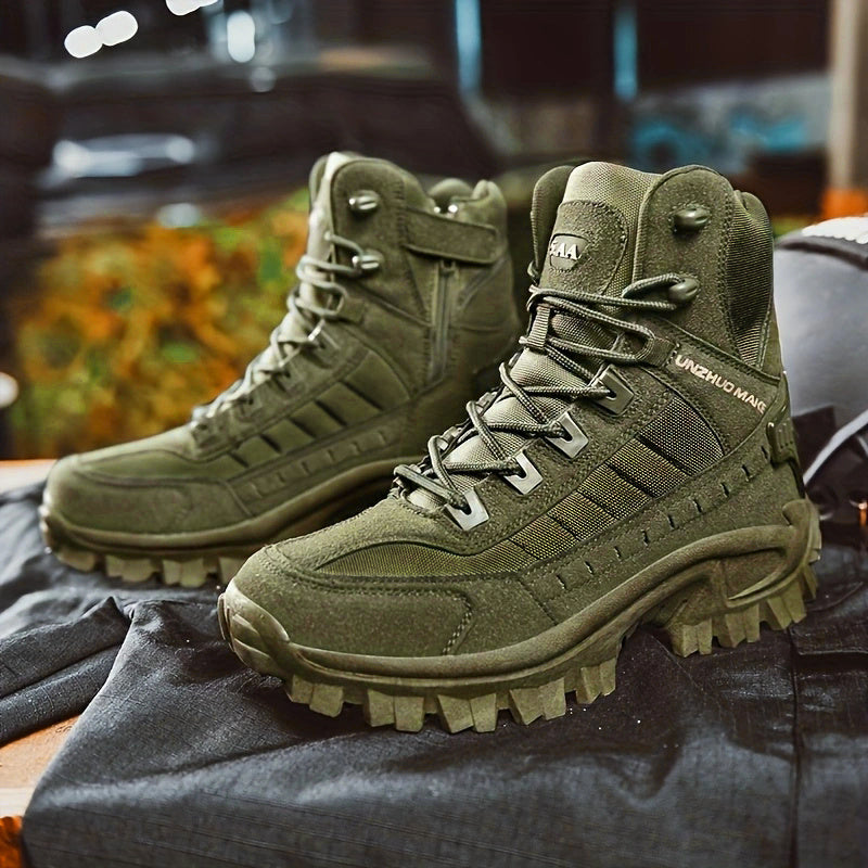 Men's Suede Hiking Boots Outdoor Wear-resistant Anti-skid Comfortable Shoes