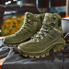 Men's Suede Hiking Boots Outdoor Wear-resistant Anti-skid Comfortable Shoes