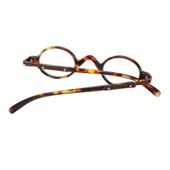 Round Frame Reading Glasses With Magnifying Function
