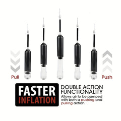 Multifunctional 8-inch Ball Pump for Basketball, Football & Volleyball