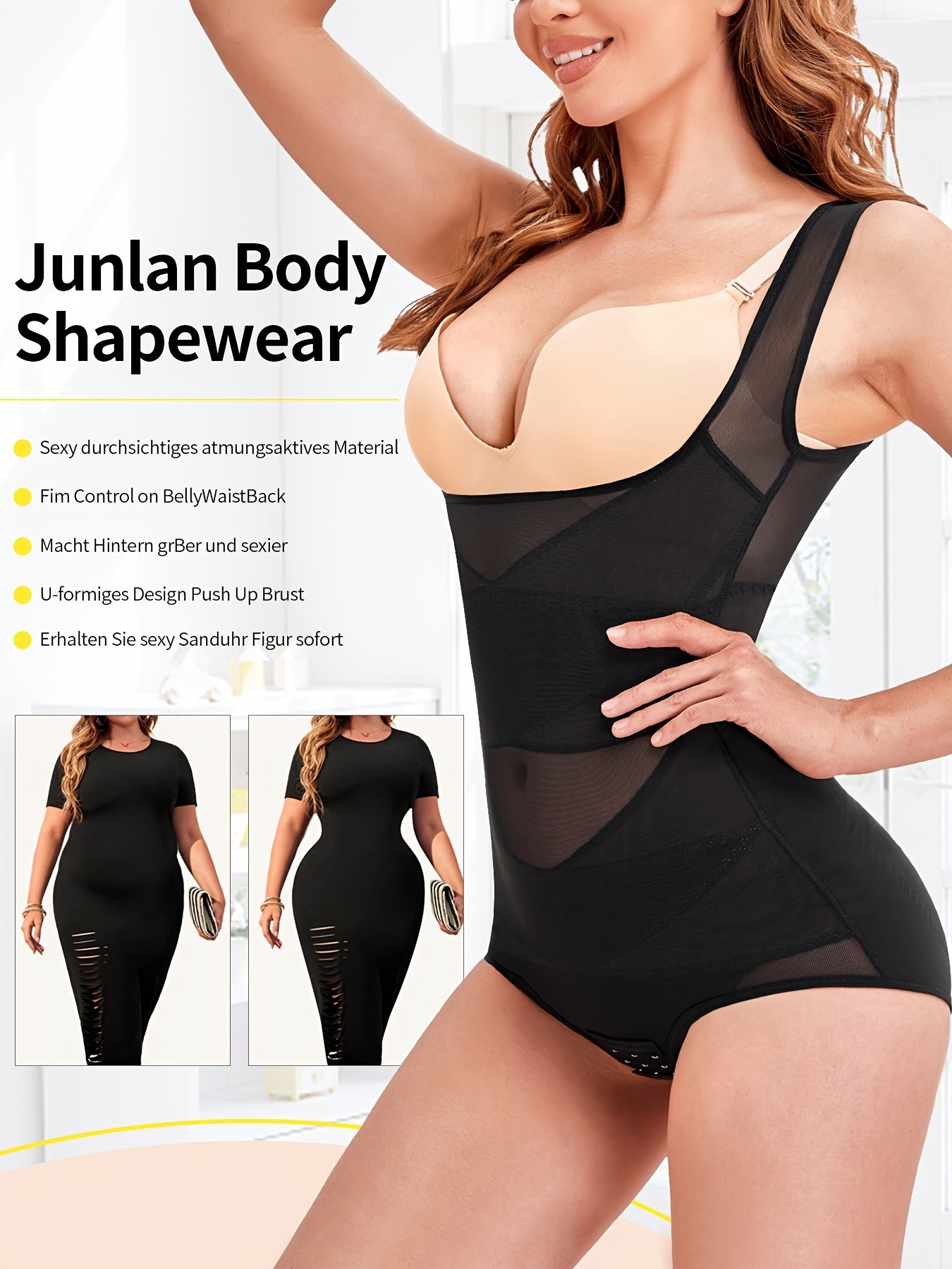 Mesh Shaping Bodysuit Slimmer Tank Body Shaper