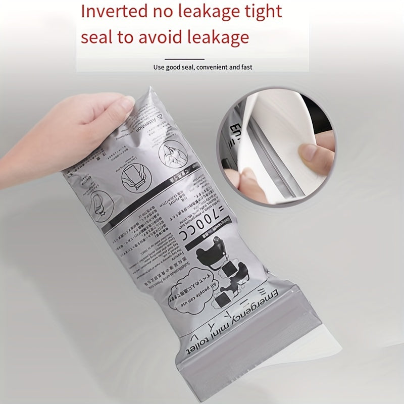 6pcs Portable Camping Pee Bag Disposable Emergency Pee Bag And Vomit Bag