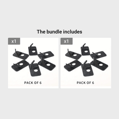 8pcs Arrow Rest For Recurve Bow Archery Accessory