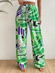 Wide Leg Drawstring Pants Spring & Fall Women's Clothing