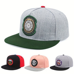 Mens Flat Brim Hip Hop Hat
