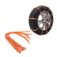 12pcs Car Tire Chain Snow Rope Truck Off Road Vehicle Traction