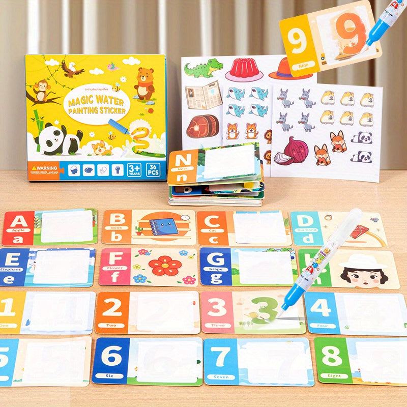 Alphabet Cognitive Paper Toys Desktop Drawing Books