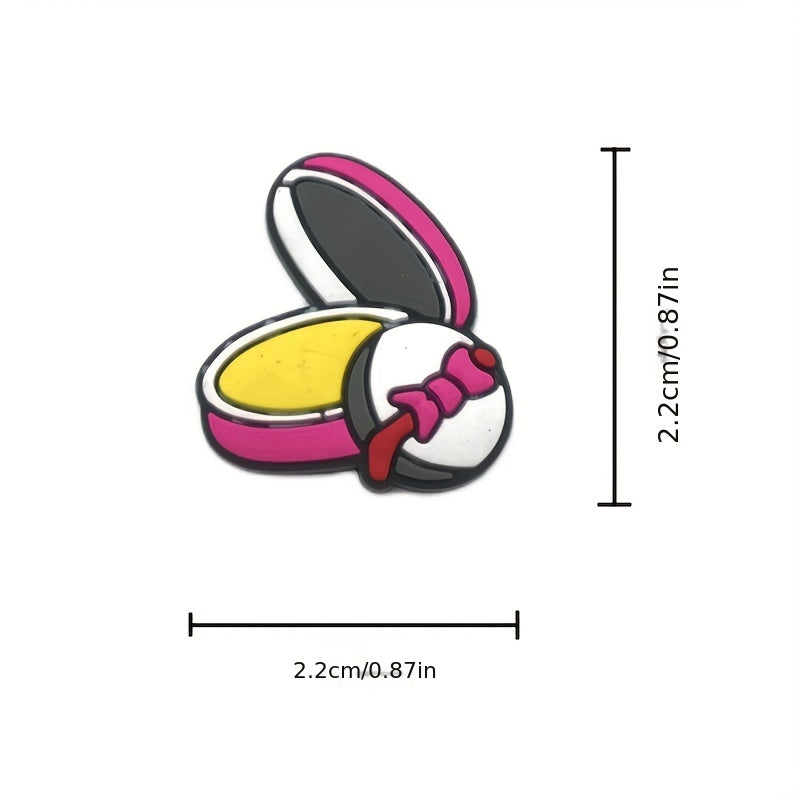 38Pcs Makeup Shoe Charms For Clogs Garden Shoes DIY Accessories