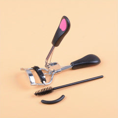 3pcs Wide Angle Lash Curler Set with Comb Pinch Pain - Stainless Steel