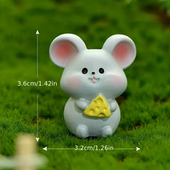 12 Zodiac Ornaments Mini Small Toys Cartoon Tabletop Ornaments
