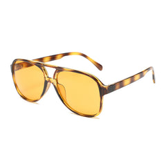 Men's Vintage Large Frame Aviator Sunglasses Halloween Party Accessory
