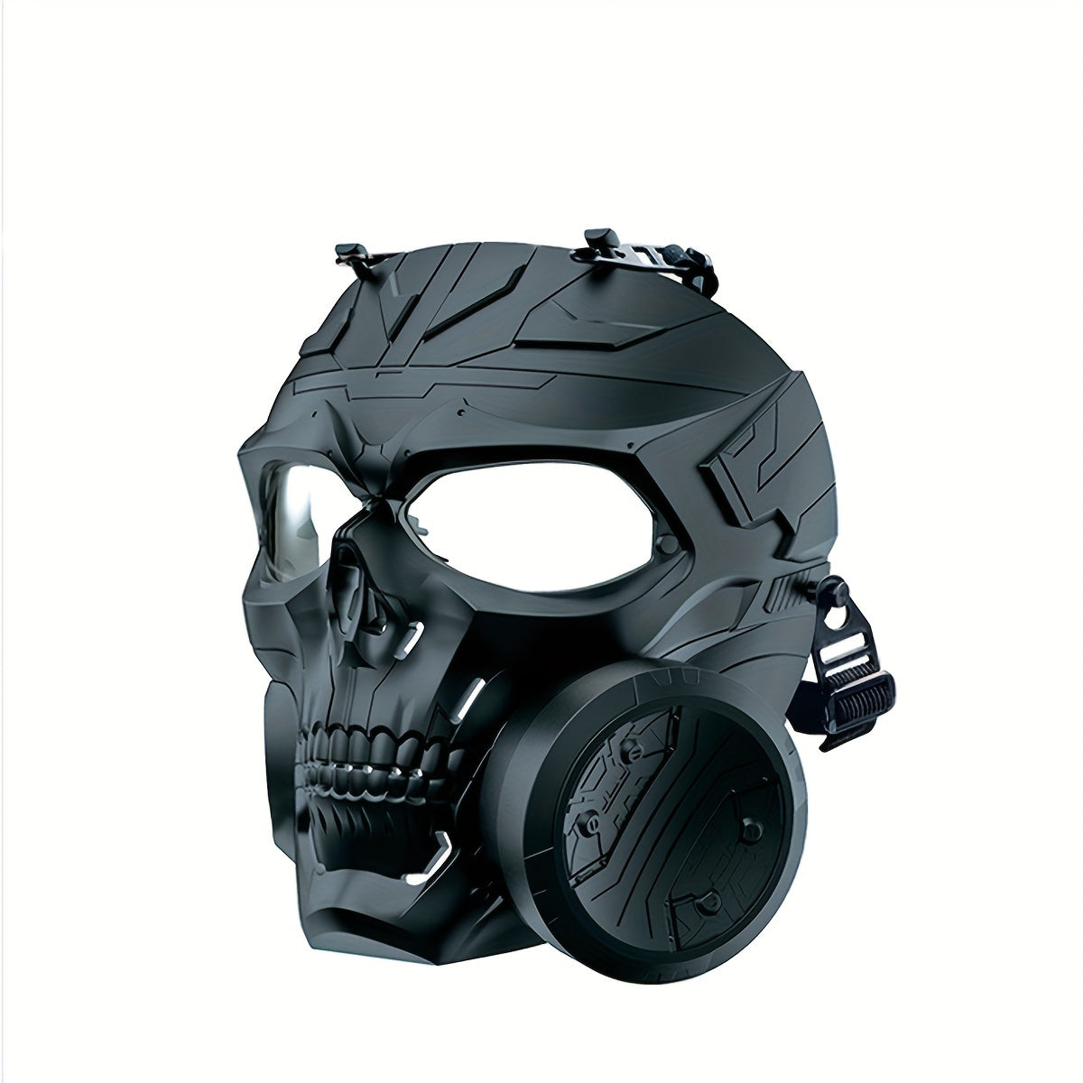 Halloween Mask Mechanical Skull Double Fan Tactical Protective Mask