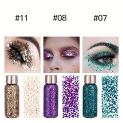 Metallic Glitter Eyeshadow and Body Glitter Long Lasting