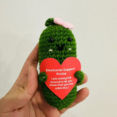Cucumber Love Amulet Doll Making Kit Pink Heart Bow Craft DIY Accessory