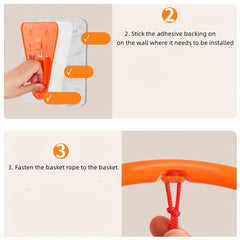 Portable Folding Silent Basketball Hoop For Indoor Practice