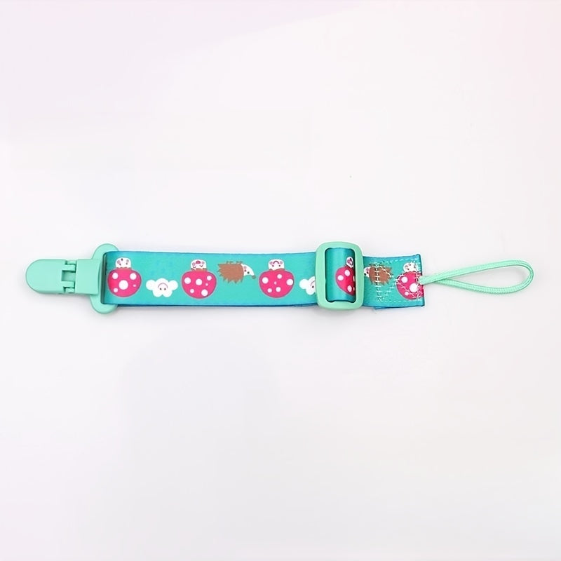 Double Sided Teether Pacifier Chain Soother Clip Toy Lanyard