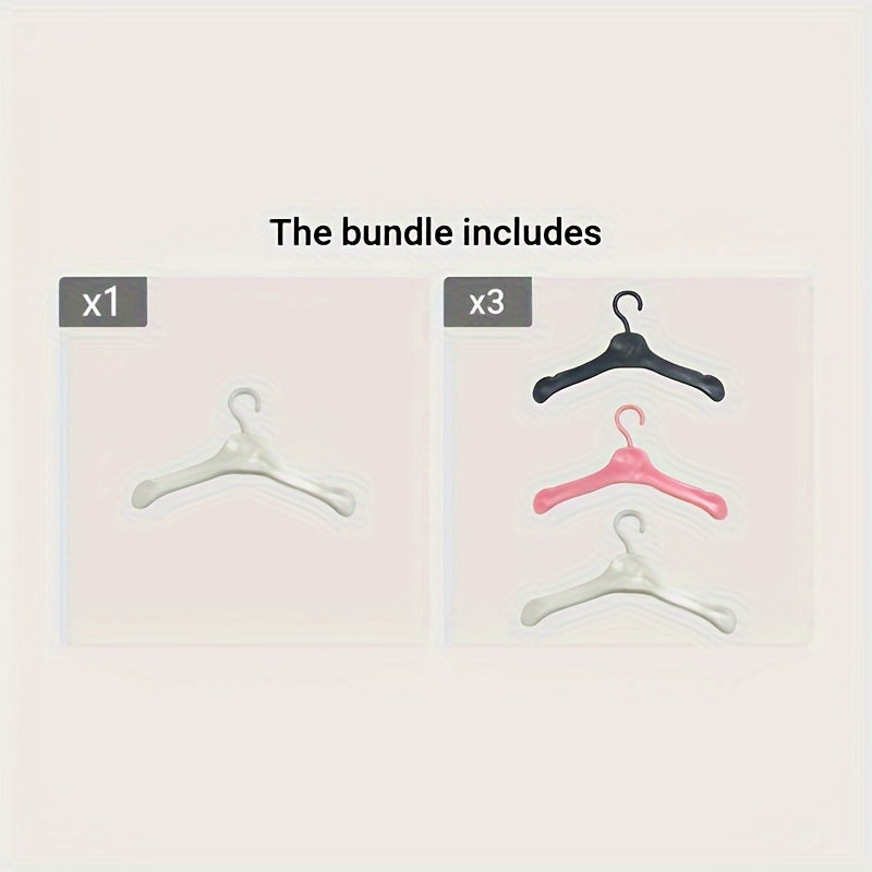10pcs Doll Hangers Doll Clothes Accessories Plastic Hanger For Doll House