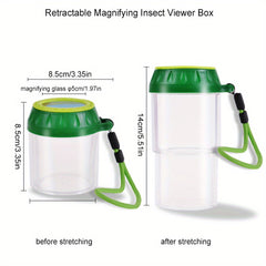 Bug Catcher Kit with Retractable Magnifying Viewer Box