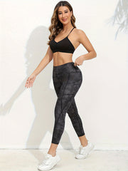 High Waist Yoga Pants Tummy Control Fitness Running Slim Fit Tight Pants