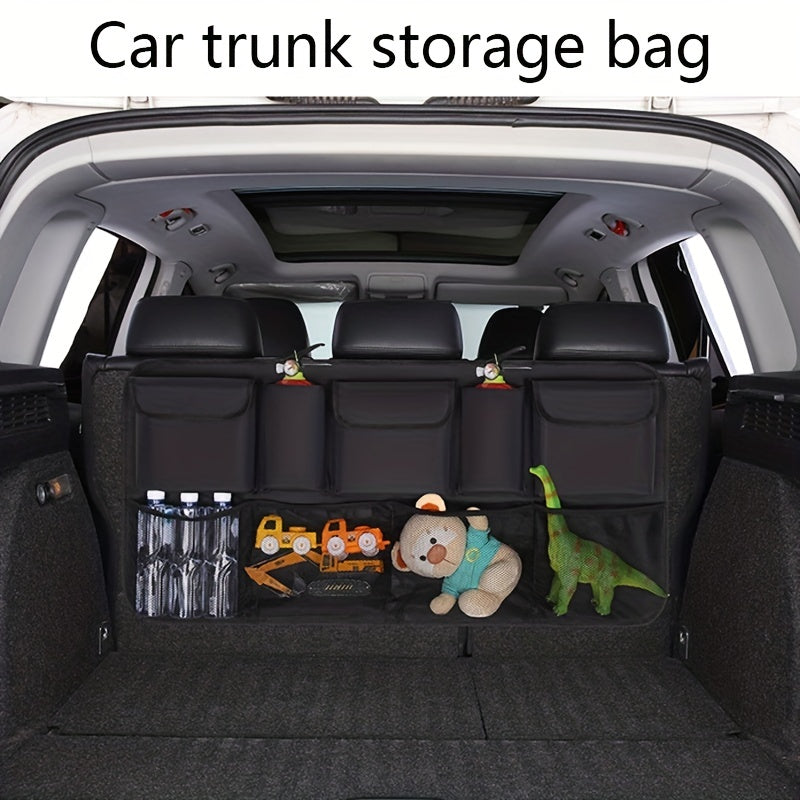 Car Seat Storage Bag Anti Kick Pad Toy Hanging Bag