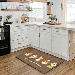 Animal Pattern Kitchen Non-slip Floor Mat, Indoor Carpet, Kitchen Carpet