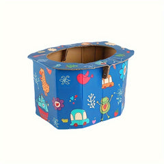 1pc Cartoon Folding Disposable Outdoor Toilet