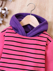 Girls Fleece Hooded Sweatshirt for Autumn/Winter