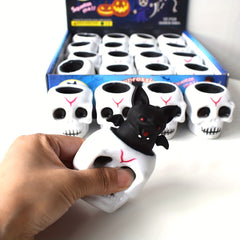 Halloween Ghost Squeeze Skull Toy Music Decompression Funny Tricky