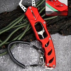 Portable Stainless Steel Fishing Pliers with Hand Rope