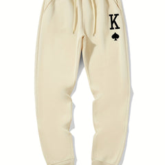 Spade K Men's Drawstring Sweatpants Loose Comfy Jogger Pants
