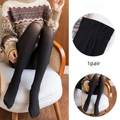 6 Pack High Waist Thermal Elastic Leggings Women's Stockings