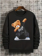 Kid's Cartoon Dancing Bear Sweatshirt