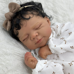 Soft Vinyl Reborn Doll Realistic Cloth Body Toy for Kids Christmas Birthday Gift