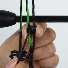 Bow Cable Fastener Clip Reduce Vibration Easy Install Aluminum Alloy