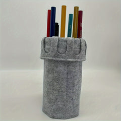 Large Capacity Roll Pen Curtain Pencil Storage Stationery Bag