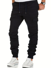 Men's Cargo Pants Relaxed Fit Drawstring Jogger