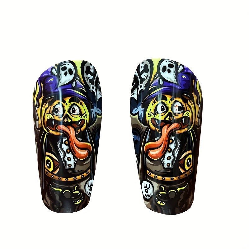 Halloween Soccer Shin Guards Knee Pads Protective Gear Set