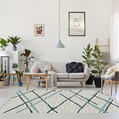 Green Large Carpet Modern Area Rug For Living Room