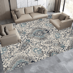 Bohemian Vintage Area Carpet - Anti Slip Large Living Room Rug