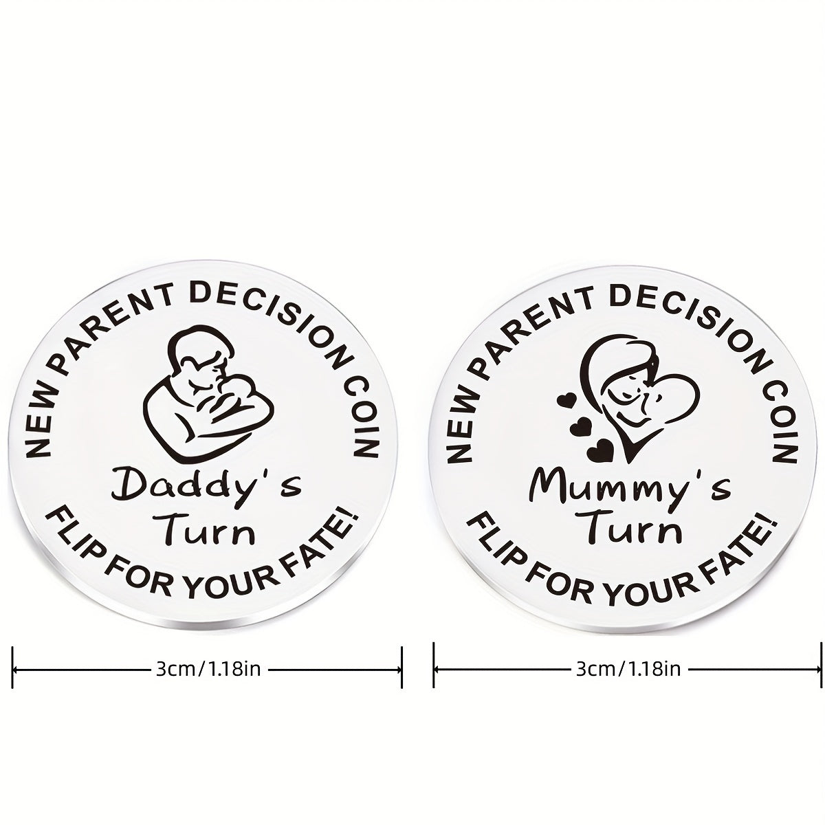 Baby Decision Making Coin - Parenting Tool for Important Choices