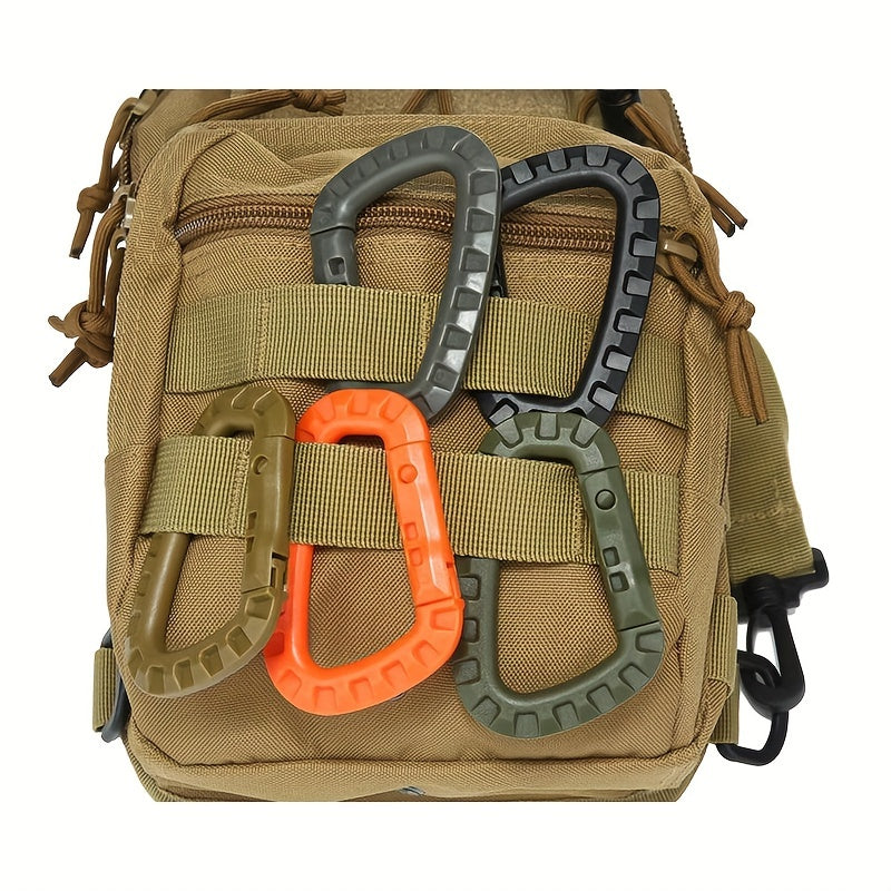4pcs Carabiners Clips Key Chain Backpack Hanging Buckle Outdoor Camping