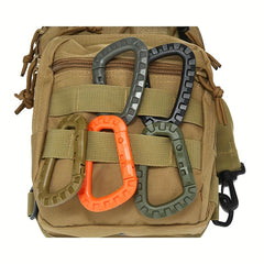 4pcs Carabiners Clips Key Chain Backpack Hanging Buckle Outdoor Camping