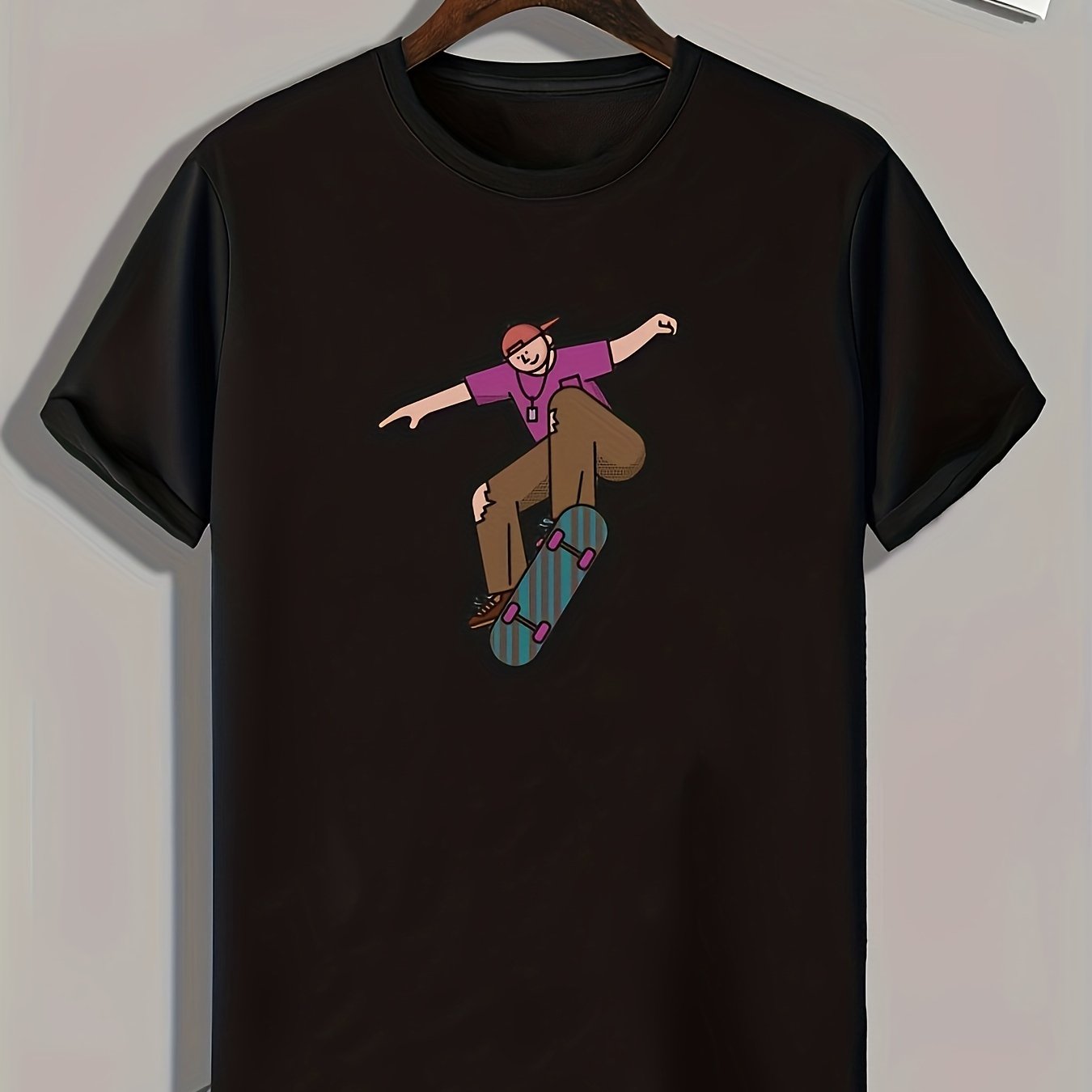 Boy Print Men's Graphic T shirt Casual Comfy Tees For Summer